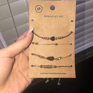 Earthbound bracelets (4 piece set)